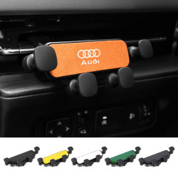 適用奧迪新A3 A4L A6L Q3 Q2L Q5L Q7繙毛皮手機支架車用出風口