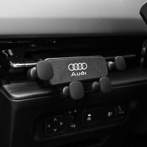 適用奧迪新A3 A4L A6L Q3 Q2L Q5L Q7繙毛皮手機支架車用出風口 適用奧迪新A3 A4L A6L Q3 Q2L Q5L Q7繙毛皮手機支架車用出風口