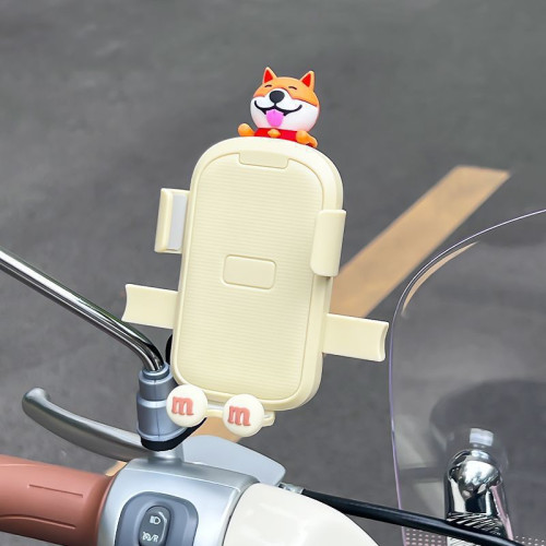 電動車手機支架摩托車自行車通用導航防震防抖可愛卡通手機架 電動車手機支架摩托車自行車通用導航防震防抖可愛卡通手機架