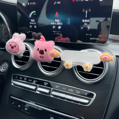 車用手機架汽車導航用創意出風口網紅重力支撐架多功能手機支架女