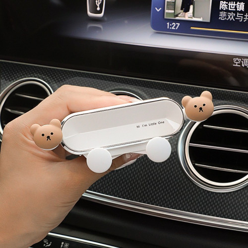 車用手機支架汽車手機架固定支撐架新款出風口導航車用汽車裝飾女 車用手機支架汽車手機架固定支撐架新款出風口導航車用汽車裝飾女