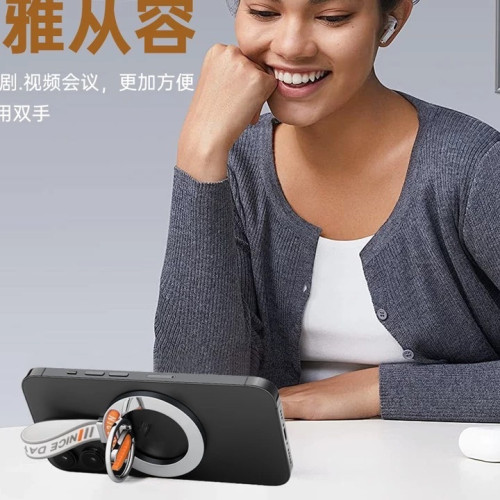 車用導航儀磁吸指環釦出風口手機支架360旋轉通用平板iPhone