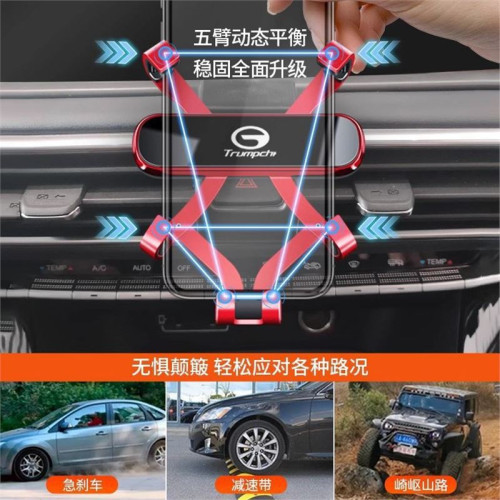 廣汽傳祺GS4plus傳奇M6pro影豹M8GM8GS3 GS5專用汽車用手機支架E9