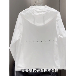 2024夏季新款連帽防曬衣男士高級感潮牌時尚百搭休閒薄款夾克外套