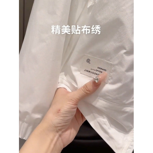 2024夏季新款連帽防曬衣男士高級感潮牌時尚百搭休閒薄款夾克外套