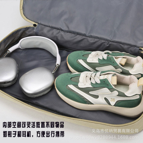 旅行包短途女行李收納袋大容量獨立鞋倉出差健身包可套拉桿手提包