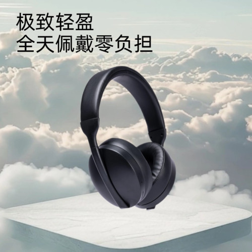NIA J6ANC主動降噪耳機頭戴式無線耳機包耳式輕量化設計