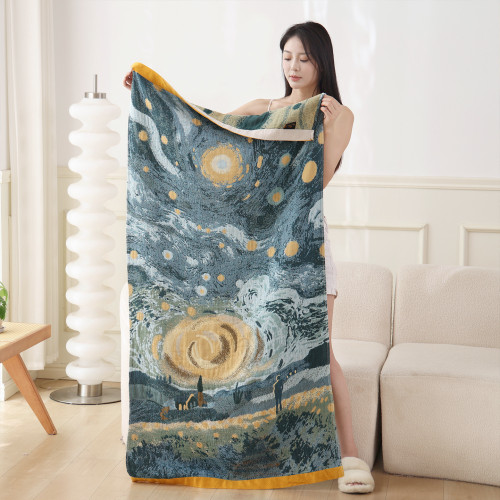 純棉浴巾洗澡家用四層紗布包裹全身吸水速乾大毛巾新款裹巾女