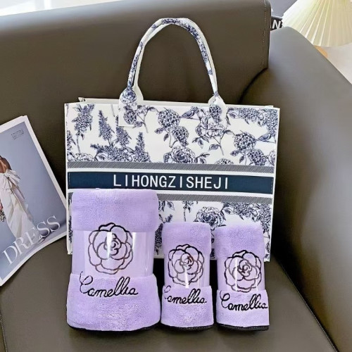 山茶花浴巾三件套毛巾35*75浴巾70*140商務 禮品 山茶花浴巾三件套毛巾35*75浴巾70*140商務 禮品