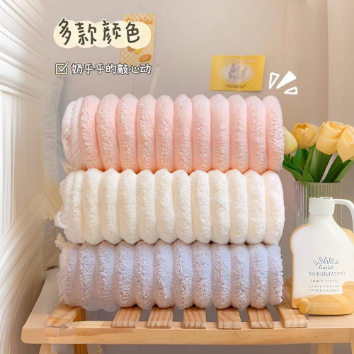 加大加厚浴巾女可穿可裹比純棉吸水毛巾情侶成人珊瑚絨乾髮帽套裝