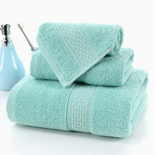 純棉毛巾柔軟吸水精梳方毛巾浴巾三件套裝 towel set 3pcs 純棉毛巾柔軟吸水精梳方毛巾浴巾三件套裝 towel set 3pcs