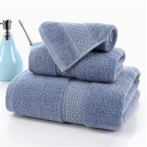純棉毛巾柔軟吸水精梳方毛巾浴巾三件套裝 towel set 3pcs 純棉毛巾柔軟吸水精梳方毛巾浴巾三件套裝 towel set 3pcs