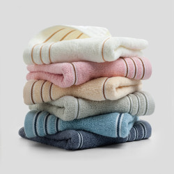 潔麗雅毛巾浴巾禮盒套裝三件套一浴兩毛配手提袋婚慶商務禮品