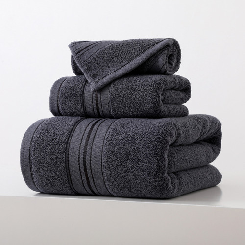 毛巾純棉方巾毛巾浴巾套巾洗澡洗臉家用標簽加大加厚