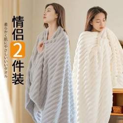 新款浴巾家用比純棉全棉吸水成人大尺寸情侶款加厚男女高級禮盒
