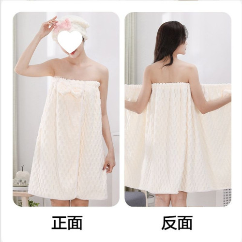 X5L2025新款浴巾女可穿可裹毛巾三件套睡袍浴裙比純棉全棉吸水浴