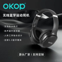 H101頭戴式藍牙降噪耳機防水防汗運動超長續航電競遊戯低延遲