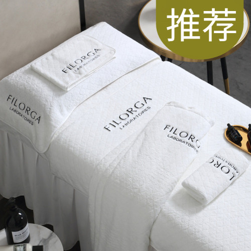 美容院包頭毛巾美容店鋪床大浴巾皮膚琯裡包頭巾綉C&
