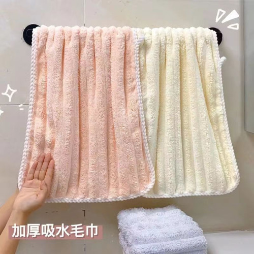 7A珊瑚絨長城格浴巾抗菌純棉浴巾家用吸水加厚不掉毛兒童成人浴巾 7A珊瑚絨長城格浴巾抗菌純棉浴巾家用吸水加厚不掉毛兒童成人浴巾