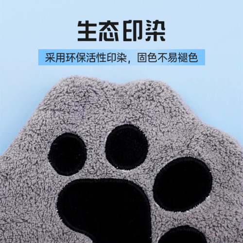寵物吸水毛巾速乾貓咪狗狗洗澡手套鹿皮巾擦乾浴巾柔軟不沾毛