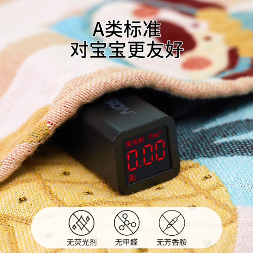A類四層紗布兒童洗臉毛巾家用吸水不掉毛速乾嬰兒寶寶口水巾