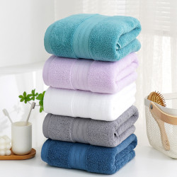 純棉浴巾全棉成人家用吸水酒店美容院浴巾可綉