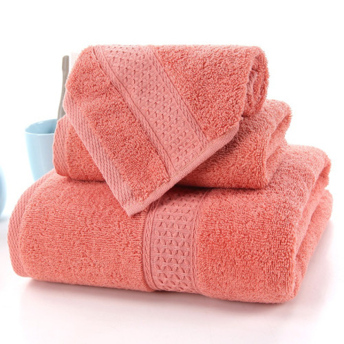 毛巾浴巾三件套 Cotton Beach Bath Face Towel Set 3pcs