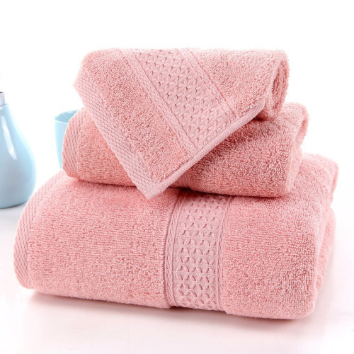 毛巾浴巾三件套 Cotton Beach Bath Face Towel Set 3pcs