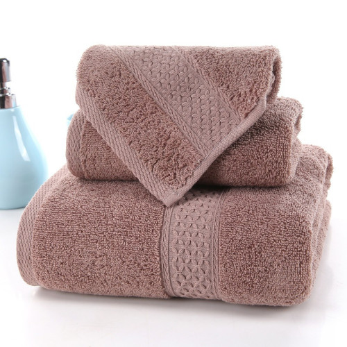 毛巾浴巾三件套 Cotton Beach Bath Face Towel Set 3pcs