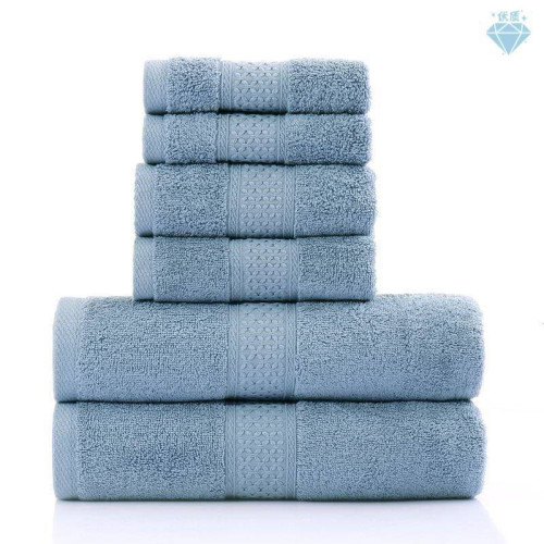 Pure cotton towels 3pcs bath towel washcloth棉浴巾毛巾三件套
