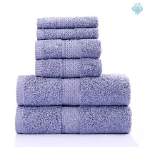 Pure cotton towels 3pcs bath towel washcloth棉浴巾毛巾三件套