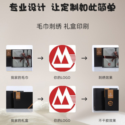 潔麗雅A類抗菌毛巾浴巾禮盒三件套 純棉加厚成人男女洗臉巾禮盒裝