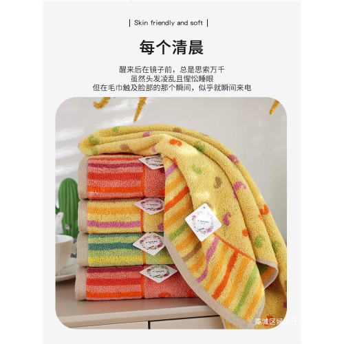 純棉洗臉毛巾面巾加大加厚情侶家用吸水速乾不掉毛洗澡巾