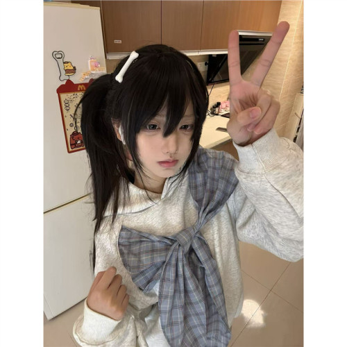 重工蝴蝶結灰色連帽衛衣女春秋薄款2025新款寬鬆韓版慵懶風外套潮