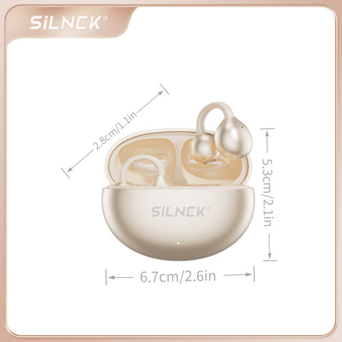 Silnek M91無線藍牙耳機耳夾式不入耳開放式音樂環境降噪耳機