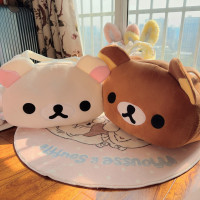 邱邱自製日系可愛雙色大容量毛絨手提斜背旅行包日常百搭