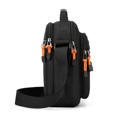 男包斜後後背包後後背包單肩包男士韓版休閒防水牛津布包旅行商務包公文包