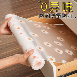 抽屜墊廚房櫃子防霉衣櫃鞋櫃紙鋪紙防潮墊防水防油貼紙防滑無膠