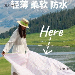 圖案野餐墊防潮墊加厚地墊戶外露營野餐布沙灘墊音樂節坐墊麥太保