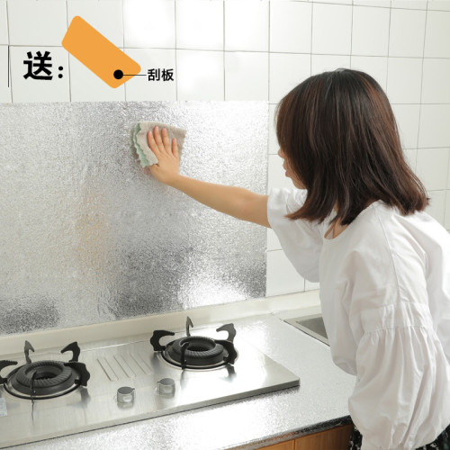 廚櫃防水防潮貼紙廚房櫃子衣櫃抽屜自粘櫥櫃墊紙鋁箔錫紙膜防王金