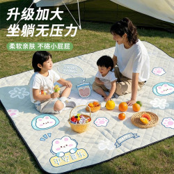 特大號戶外野餐墊防水防潮墊加厚超音波春遊野炊露營防雨可攜式墊子