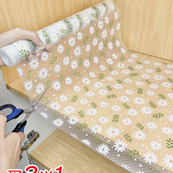 抽屜墊紙廚房櫥櫃廚櫃加厚防水防潮墊免粘防油台面衣櫃鞋櫃防髒墊