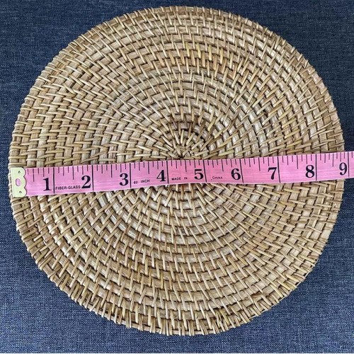 Rattan Woven Round Basket Round Rattan Woven Serving Tray