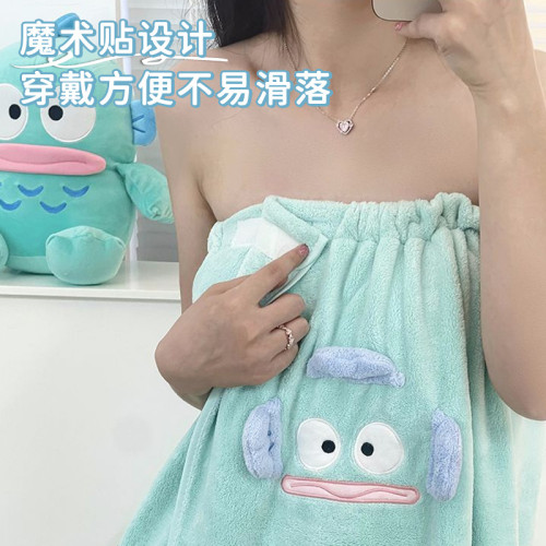 乾髮帽女強力吸水速乾髮巾2025新款擦頭髮毛巾浴帽女孩可愛浴巾裙