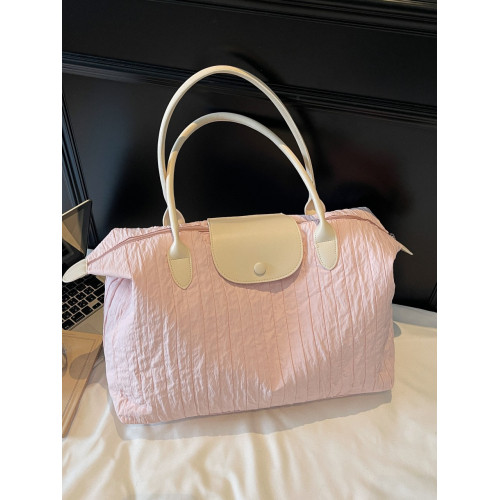 輕便大容量女士瑜珈健身包簡約短途手提旅行包時尚百搭單肩包