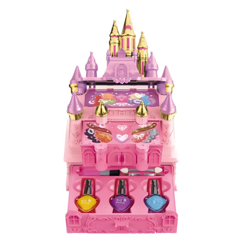 兒童化妝品套裝女孩玩具兒童彩妝口紅指甲油禮物梳妝台