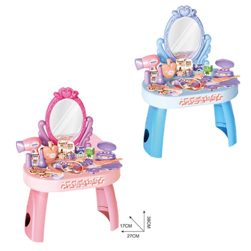 扮家家酒化妝桌仿真梳妝台飾品女孩公主打扮玩具兒童套裝