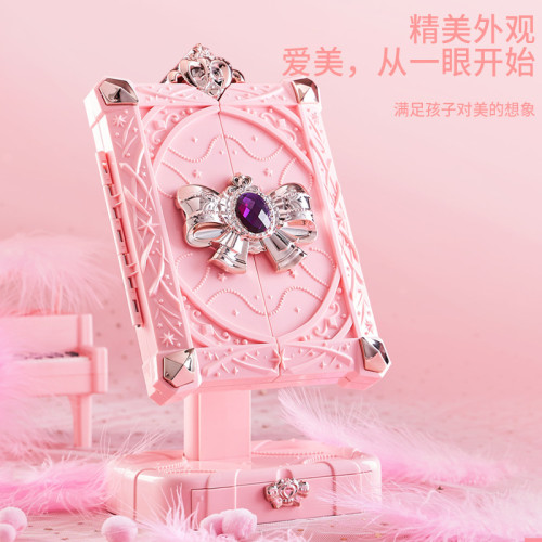 兒童化妝品套裝女孩梳妝台彩妝玩具扮家家酒公主指甲油化妝台鏡