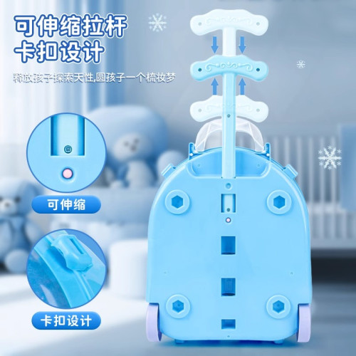 兒童化妝玩具禮盒套裝女孩愛莎公主梳妝台7嵗8女童910仿真益智