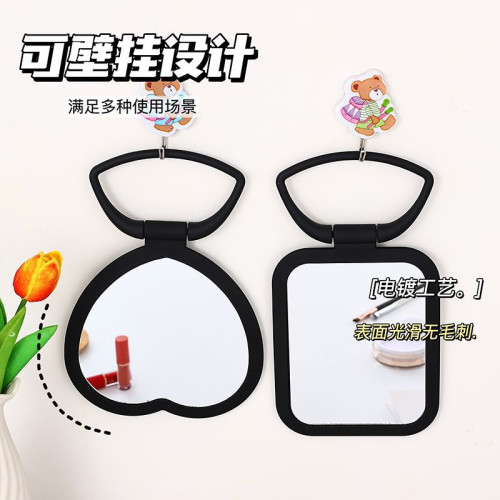 ins宿捨高顔值化妝鏡臥室桌上型辦公室桌面梳妝台鏡可攜式家用美妝鏡